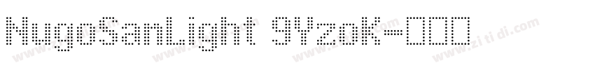 NugoSanLight 9YzoK字体转换 NugoSanLight 9YzoK字体转换